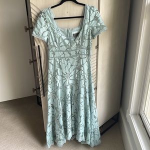 Anthropologie Dress Blue Size 8
